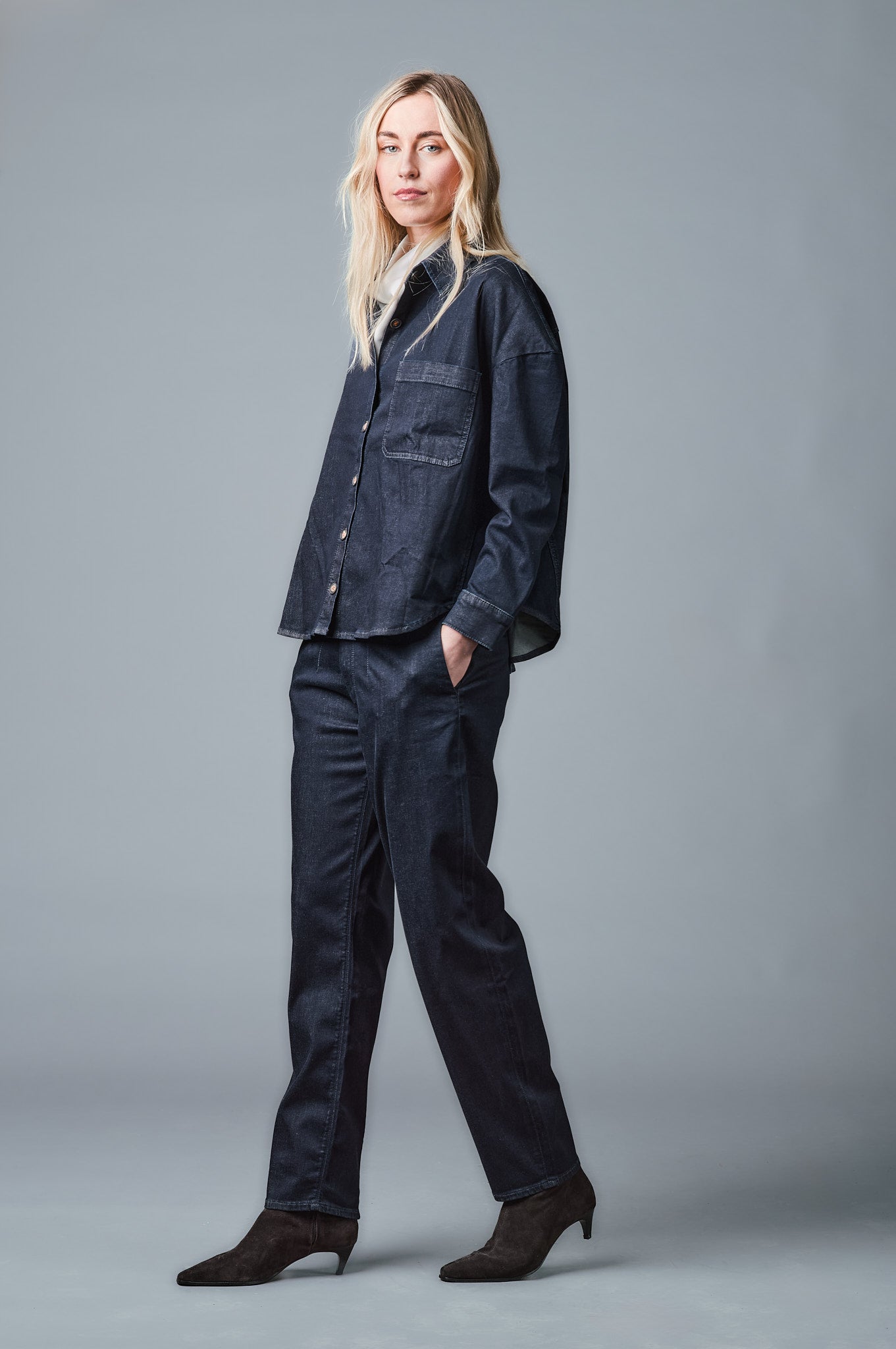 OVER-SHIRT Relaxed Fit - Dunkelblau - 500-6M