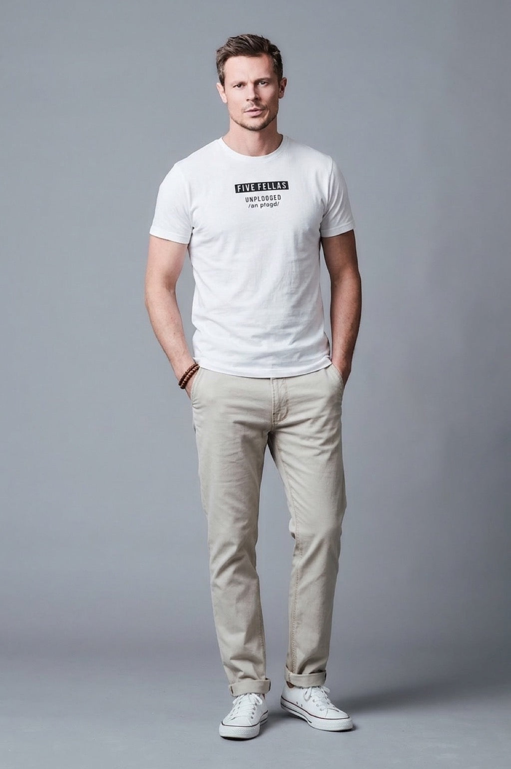 TIM Slim Fit - Twill - Sand