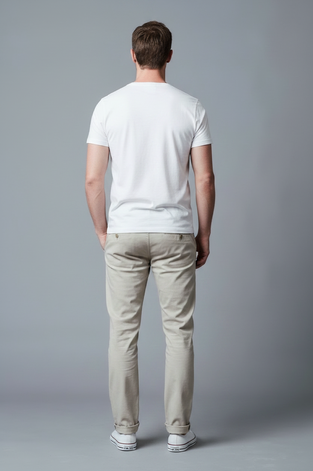 TIM Slim Fit - Twill - Sand