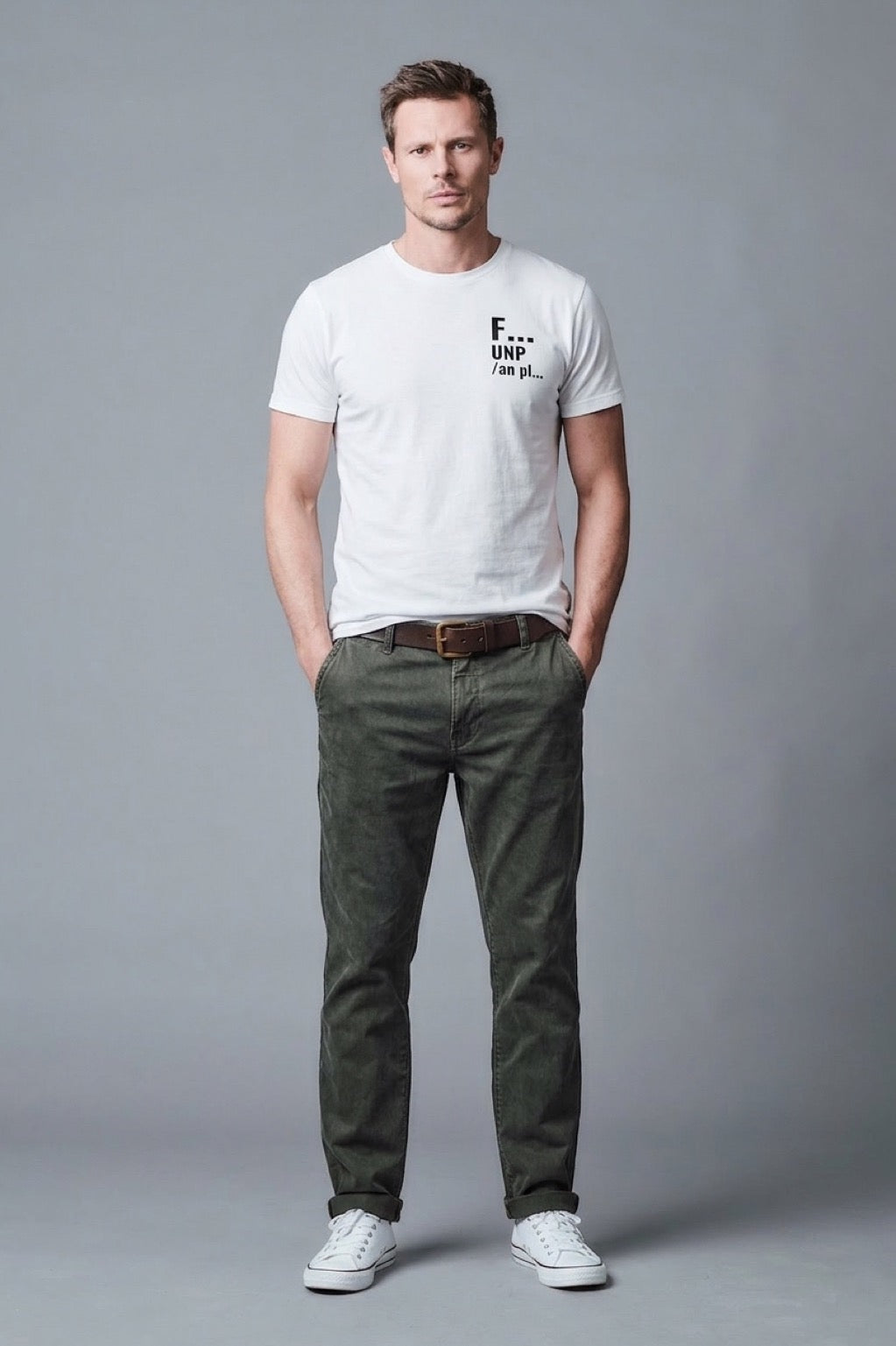 TIM Slim Fit - Twill - Olive