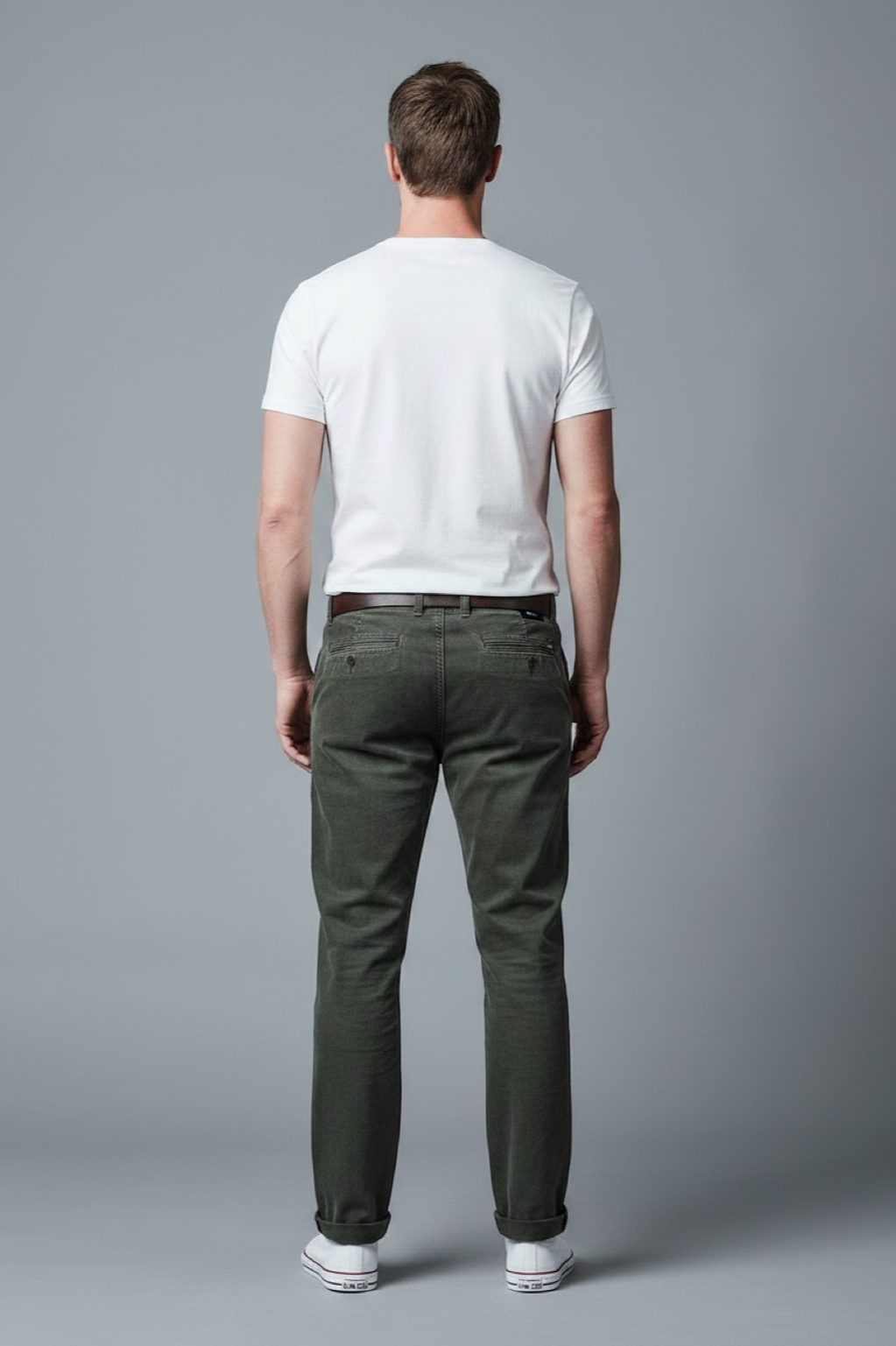 TIM Slim Fit - Twill - Olive