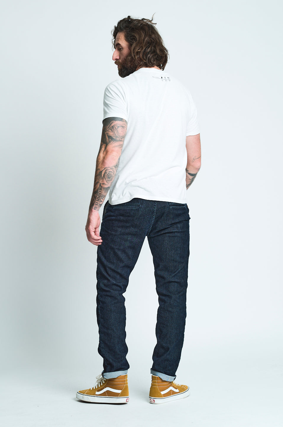 TIM Slim Fit - Velvet-Denim - Kordoptik