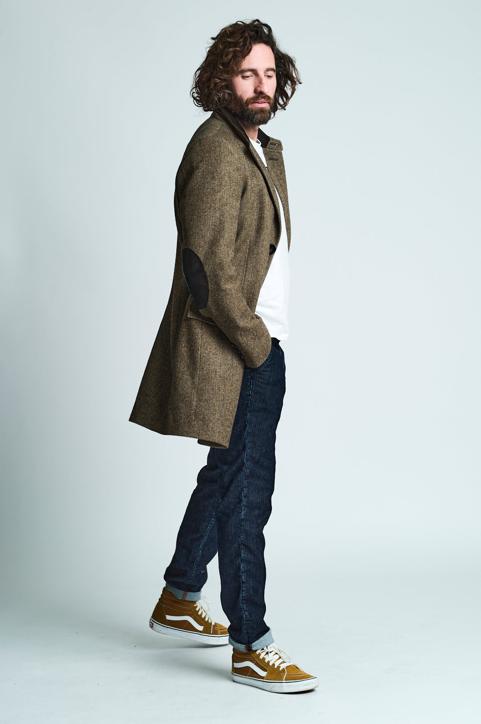 TIM Slim Fit - Velvet-Denim - Kordoptik