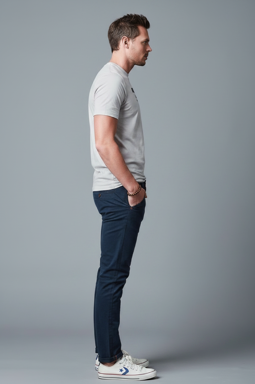 TIM Slim Fit - Twill - Navy