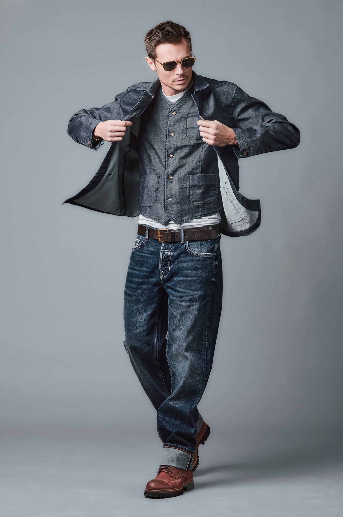 VEST Slim Fit - Dunkelblau - 500-6M
