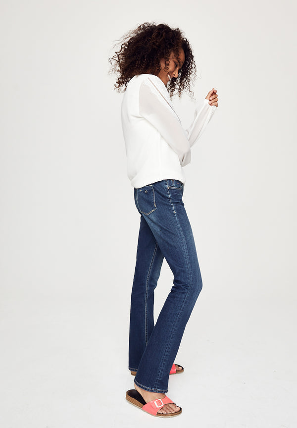 RUBY Bootcut dunkelblau