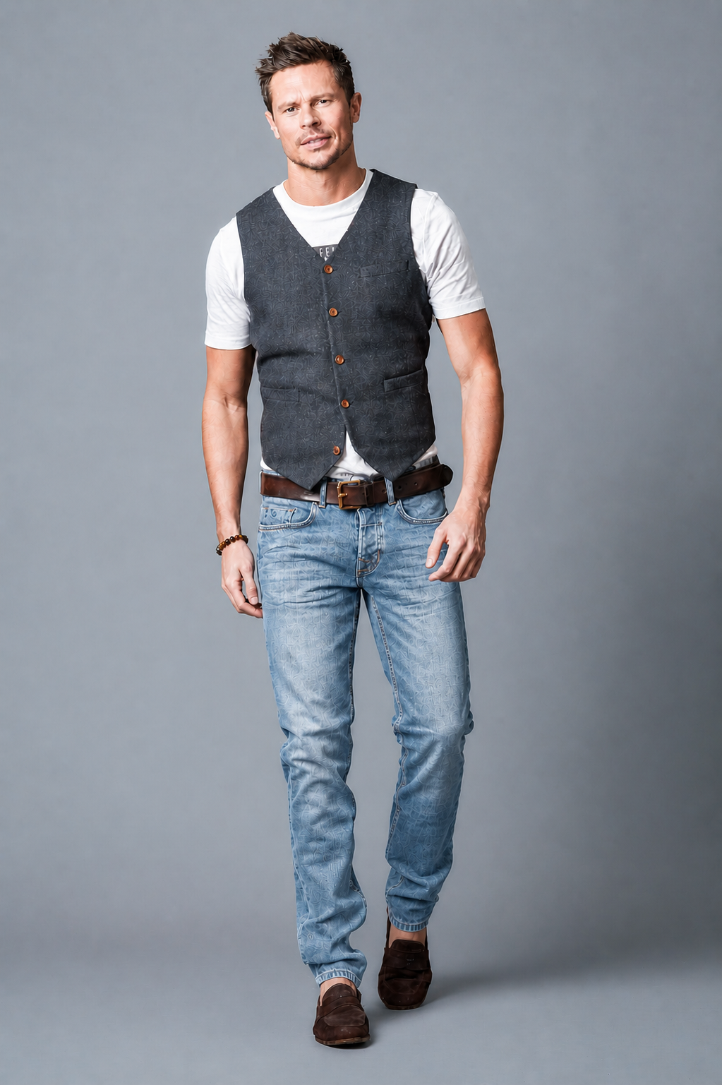 DANNY Slim Fit - Hellblau - 533-36M