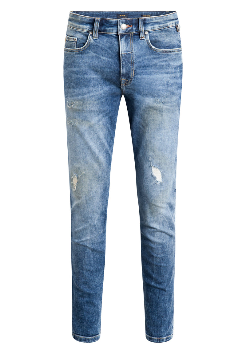 MARLO-Z Extra Slim Fit - mittelblau 523-24M