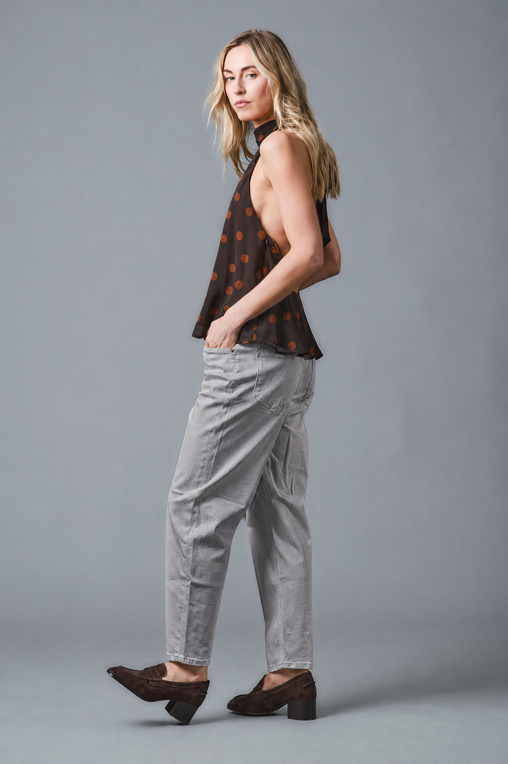 MAYA Barrel Fit - Light Grey - Vintage Collection