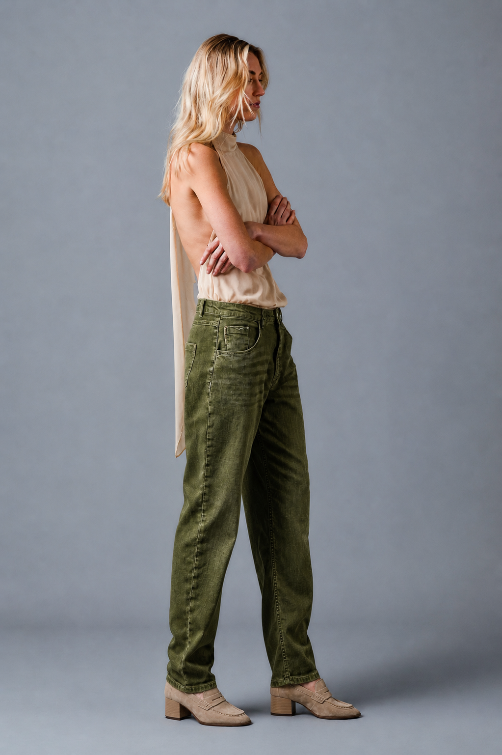 OLIVIA Barrel Fit - Olive